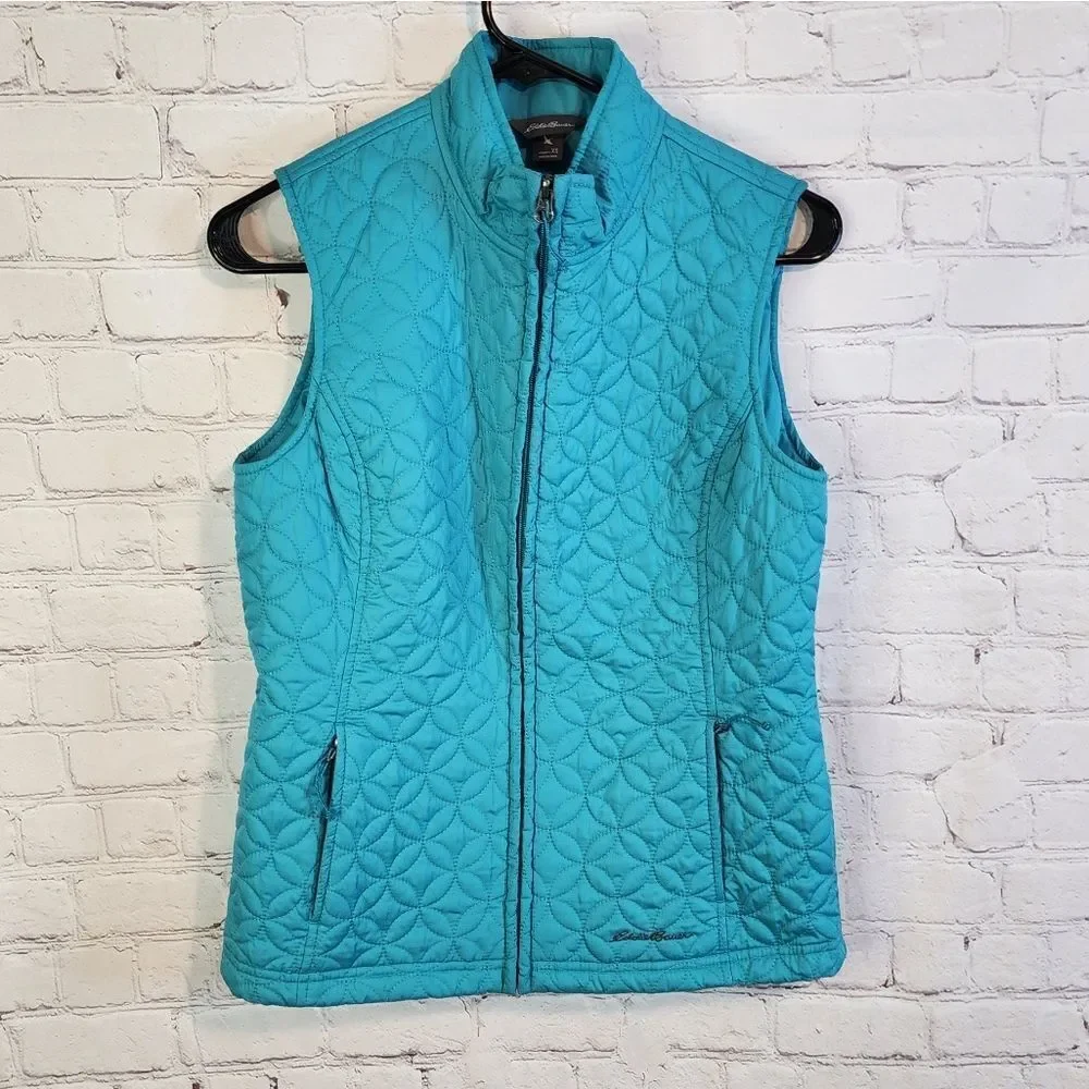 Women's Eddie Bauer quilted vest, size XS